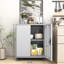 Armoires de garage sur roulettes, petite armoire de rangement avec portes et tablettes réglables, armoires de rangement en métal verrouillables pour le garage-2098772430