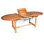 Adabpreet 6 - Person Wood Patio Dining Set with Extendable Oval Table