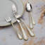 Regent Bead Gold 65-Piece 18/10 Stainless Steel Flatware Set, Service for 12