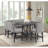 Durjan Walnut Dining Table