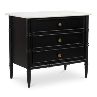 Berlin 3 Drawer Nightstand