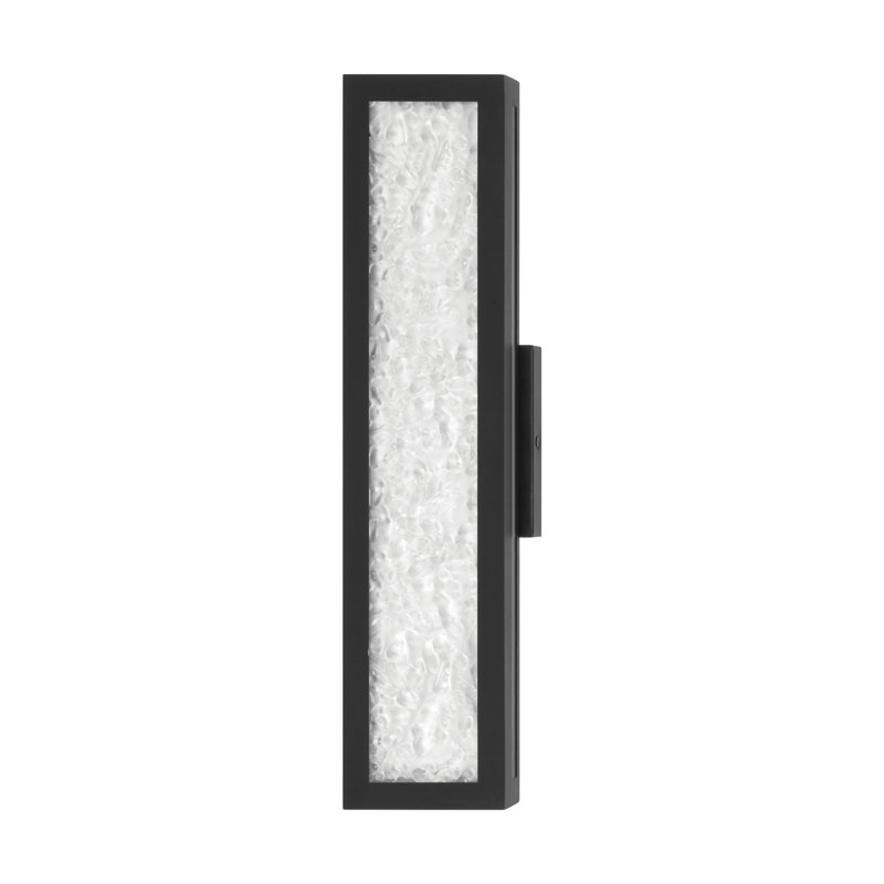 Éclairage pour meuble-lavabo à DEL de 5 po avec verre d'eau transparent Eastville, 898 lumens, H 4,75 po x l 18 po x P 2,5 po