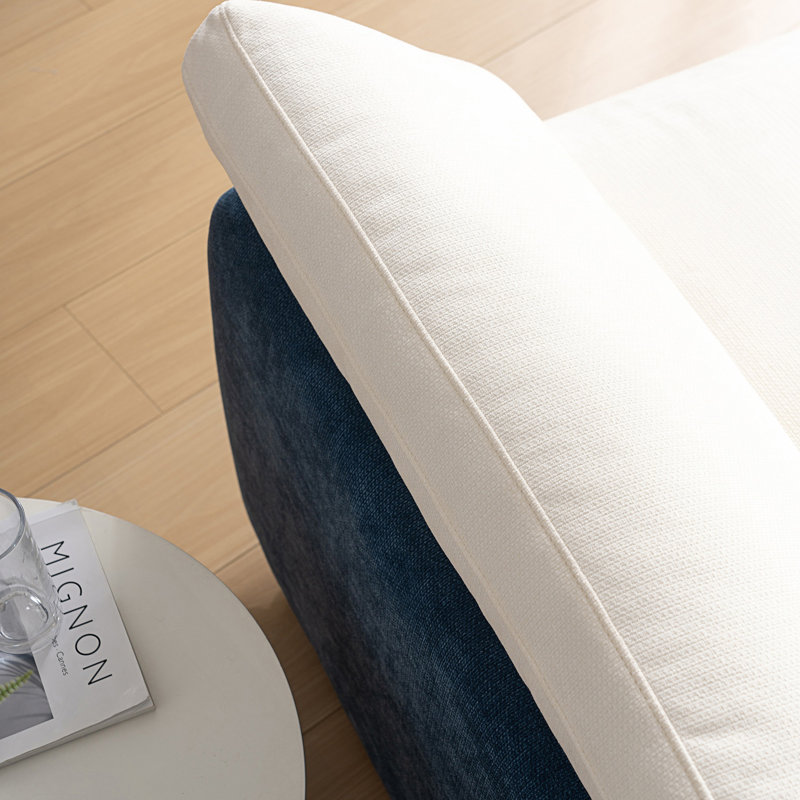 Fauteuil surdimensionné simple, fauteuil d'appoint large et profond, fauteuil rembourré moderne, fauteuil confortable