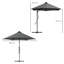 130cm Lighted Market Parasol-96006325