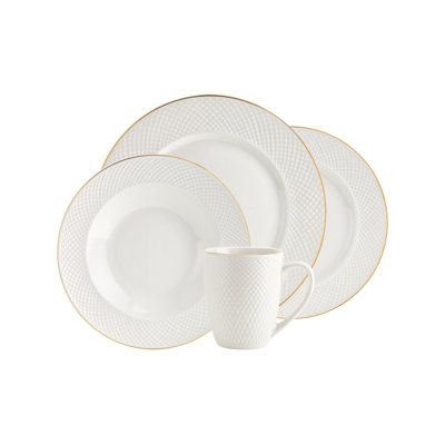 Service de table en porcelaine 16 pièces Dani