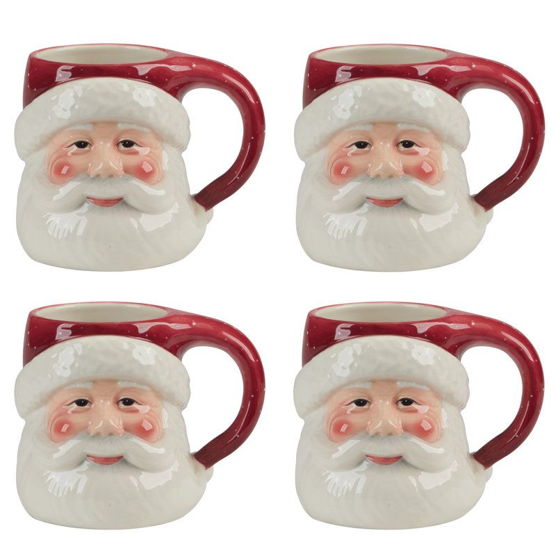 Ensemble de 4 tasses 3D 18 oz