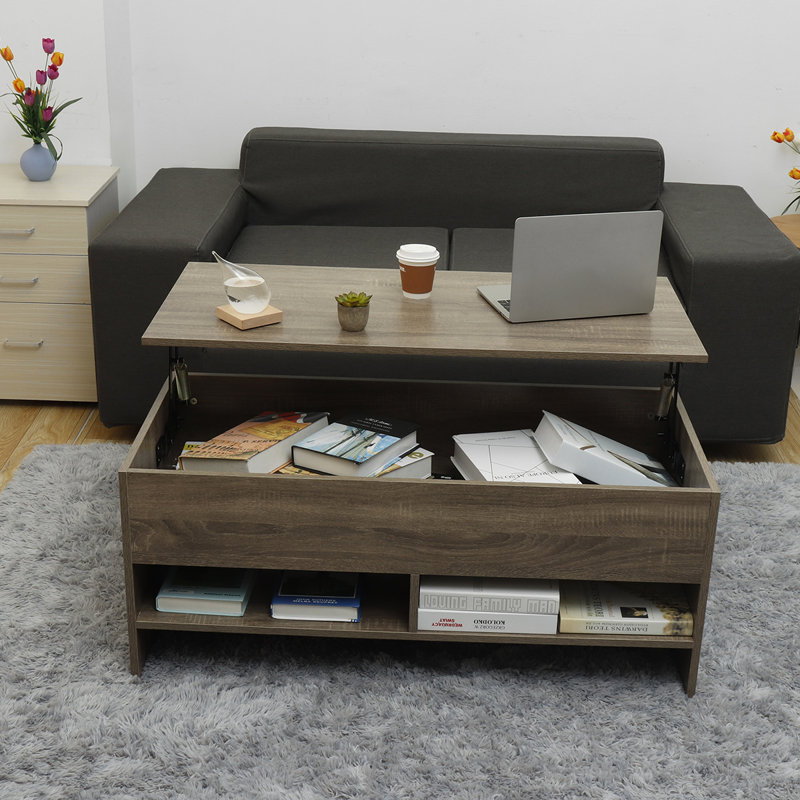 Table basse extensible avec rangement Aidrick