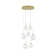 7 - Light Gold LED Cluster Pendant