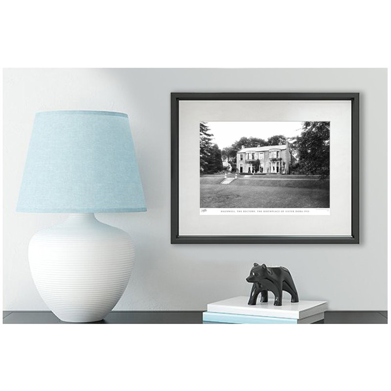 Hauxwell, The Rectory, The Birthplace Of Sister Dora 1913 - Single Picture Frame Print, 60cm H x 80cm W x 2.3cm D
