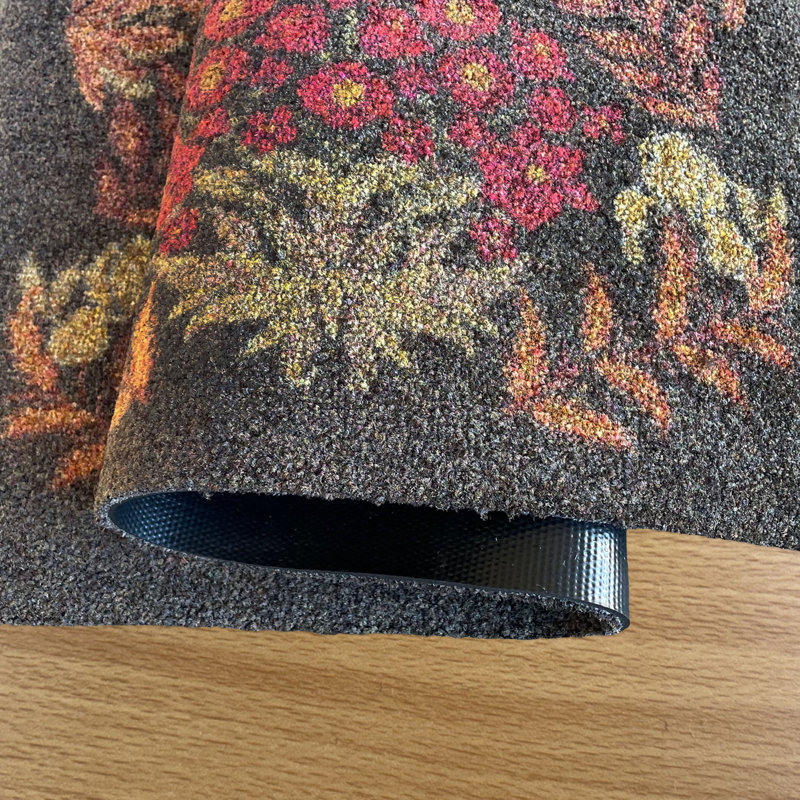 Tapis de couloir une pièce lavable Lush Garden Harvest, L 28 po x L 75 po