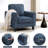 Mid-Century Accent Chairs Featuring Wide Backrest-311153062