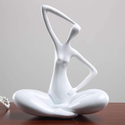 Yoga assis noir