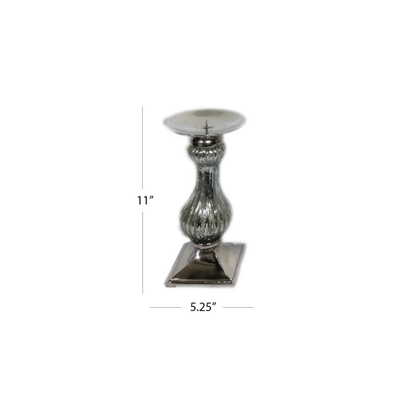 Chandelles en verre/métal