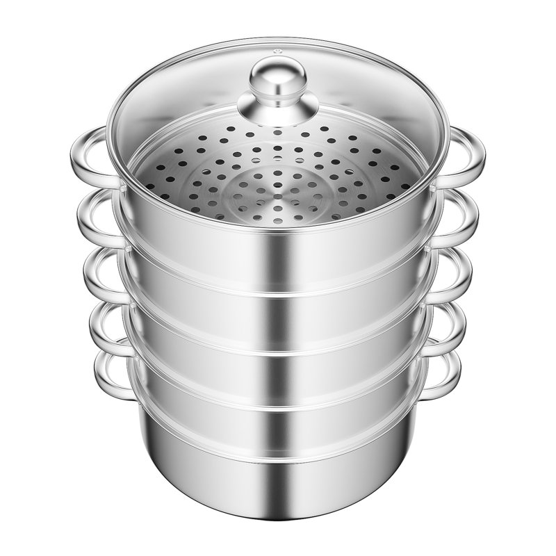5-Tier Stainless Steel Steamer Pot