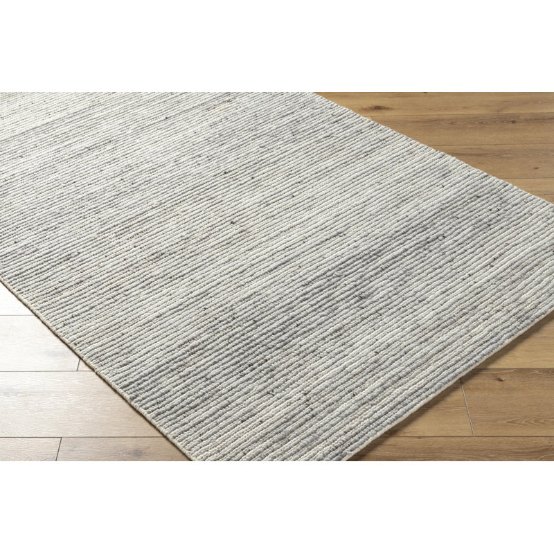 Japandi Hand Made Rug, Rectangle 10' x 14'
