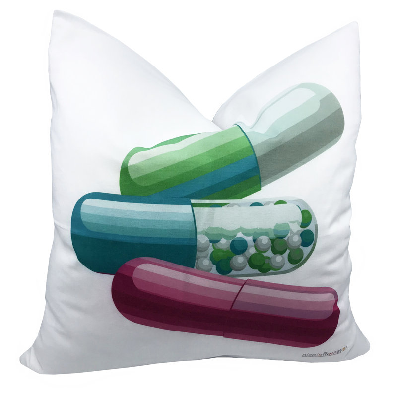 Coussin carré en coton 22 x 22 po Get Millions of Followers