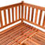Banc de jardin en bois Wingert-514580746
