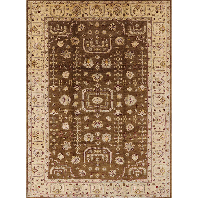 Tapis oriental beige / brun Hear, Rectangle 5 pi x 7 pi