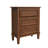 Brown Nightstand with Three Drawers, Fully Assembled-863231362