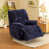 Tissu chenille bleu foncé est en rupture de stock