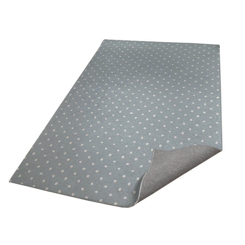 Tapis de jeu Leo Chimi, Bleu ardoise / bleu, Rectangulaire 2 pi x 3 pi