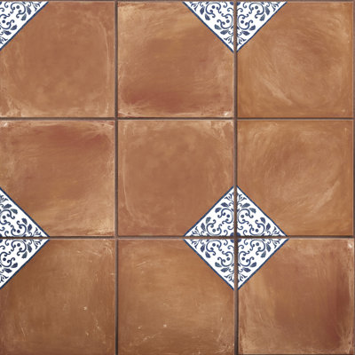 Sentier 7.88" x 7.88" Porcelain Spanish Wall & Floor Tile