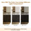 Ensemble de meuble-lavabo simple 48 po avec plateau en pierre d'ingénierie Dee, lavabo en céramique Dee-112740265