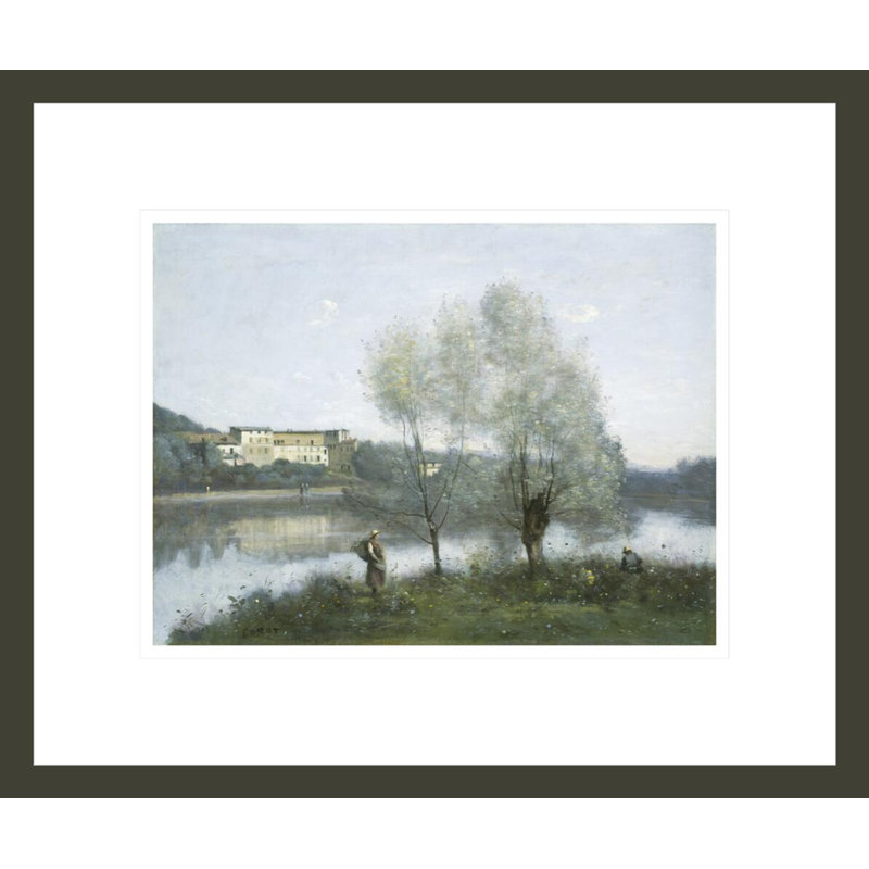 Ville-d'Avray par Jean-Baptiste-Camille Corot, H 13,75 po x l 16,39 po