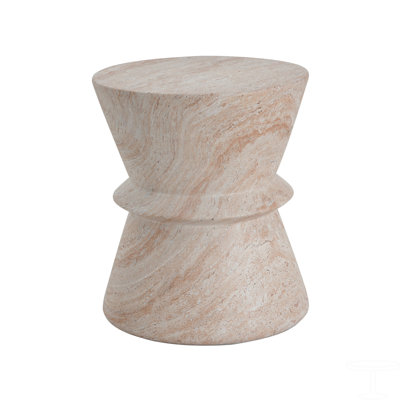 Outdoor/Indoor Lightweight Concrete Side Table