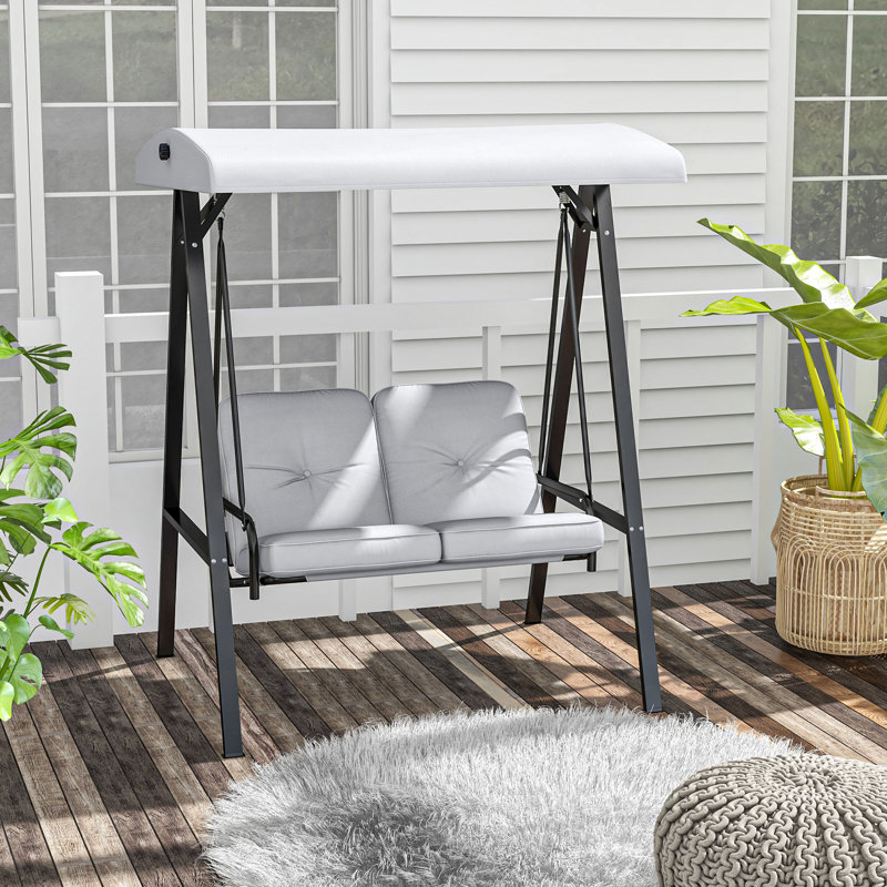 Balancelle 2 personnes Avalynn, Gris