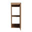 Armoire de rangement flottante murale pour salle de bain avec tablette et porte, finition bois naturel