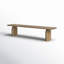 Fen Solid Wood Dining Bench