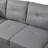 Upholstered 105 " L-Shaped Sofa & Chaise with Ottoman