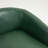 Applewold Upholstered Green Faux Leather Swivel Barrel Chair with Solid Wood Base-1492187569