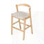 Ensemble de 2 tabourets d'intérieur en bois d'hévéa-464061274