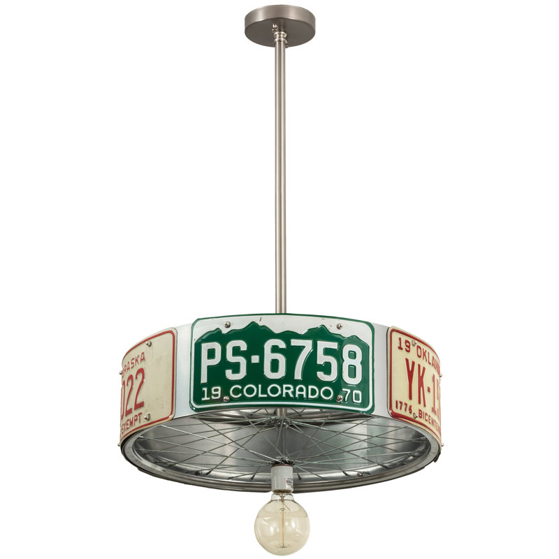 Rustic Lodge 1 - Light LED Pendant