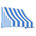 Bright Blue/White Stripe