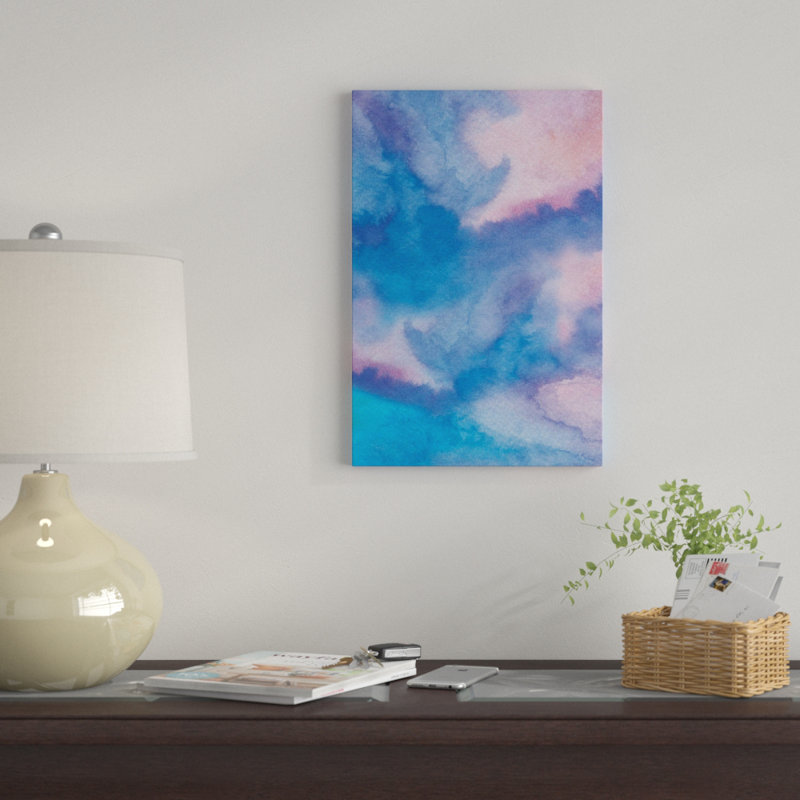 «Abstract viii» par Marco Gonzalez - Estampe numérique sur toile tendue avec châssis, H 18 po x l 12 po x P 1,5 po