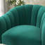 Aketza Velvet Swivel Barrel Chair-2123254886