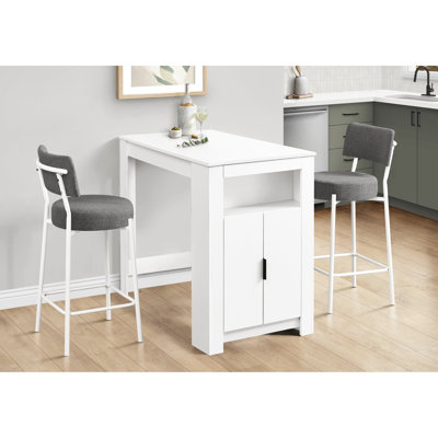 Of 2, Counter Height , Grey Fabric, White Metal, Contemporary Kitchen, Modern, Curved Padded , Thick Round Cushioned Foam Seat, Construction, Slim Metal Legs, Footrest , Contemporary,