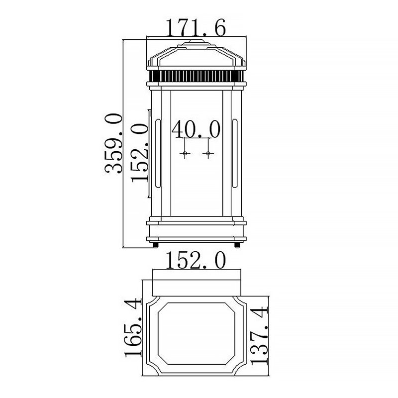 Fairhope 2 - Bulb Outdoor Wall Lantern