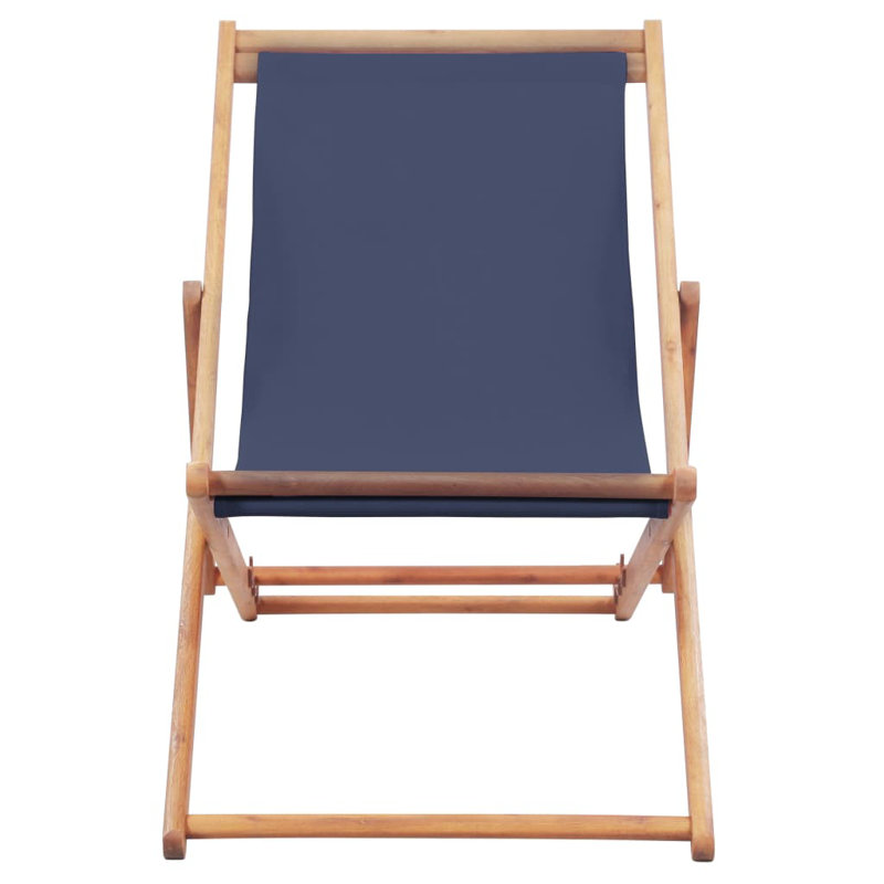 Chaise de patio pliante Beach Sling, Bleu