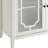 Ceara White Finish Console Cabinet