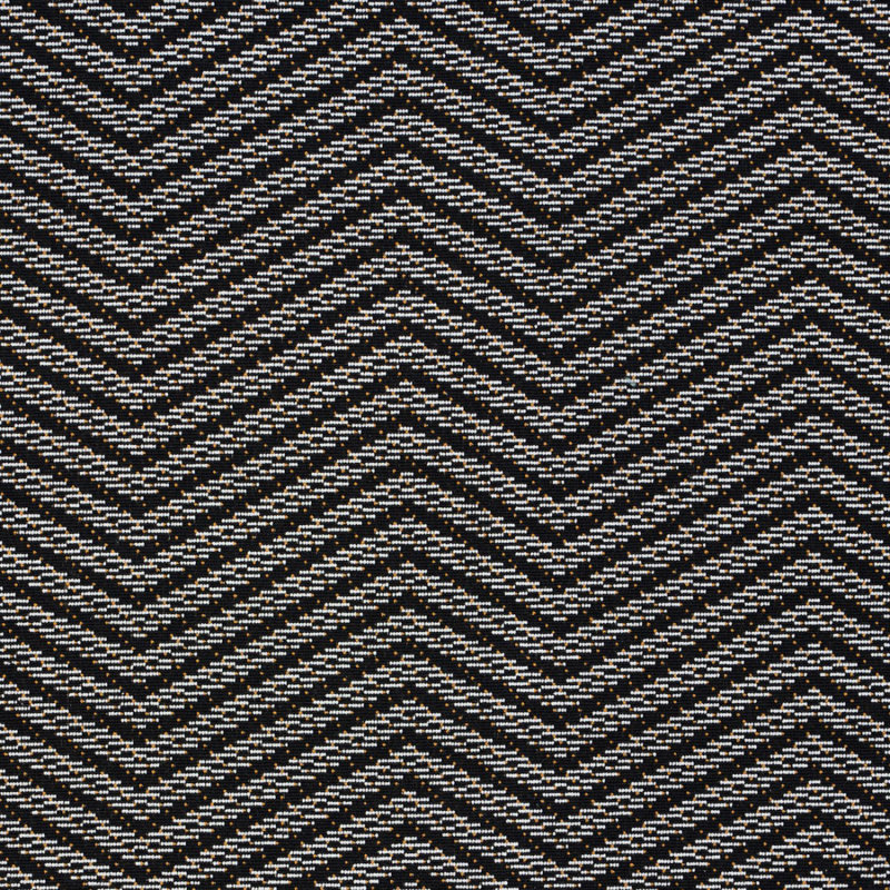 Tissu épinglé brun Schumacher x Stephanie Seal, Carbone
