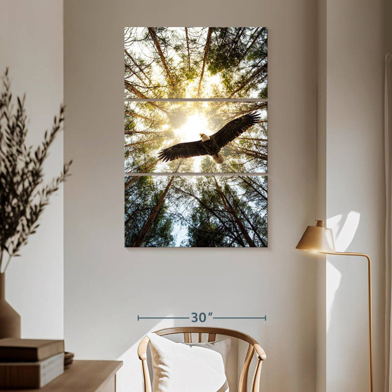 Brampt Master Of Heaven Bald Eagle, 65" H x 42" W