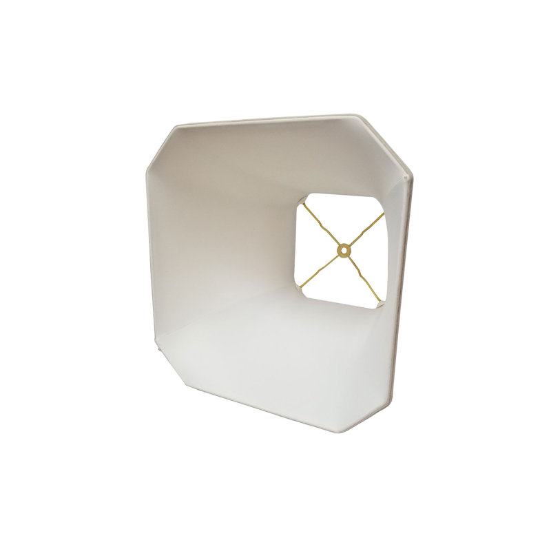 Abat-jour cloche en lin (araignée), Beige, H 8,75 po x l 10 po x P 10 po