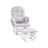 Cleo Wooden Glider and Ottoman-98415162-98415161