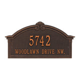 Roselyn Personalized Arch Grande 2-Line Wall Address Plaque