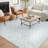 Moor Tonal Textured Modern Plush, Cream Alabaster Washable Area Rug – Coda Collection -1793859301-1793973030