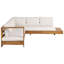 Trindle Solid Wood 5 - Person Seating Group with Cushions